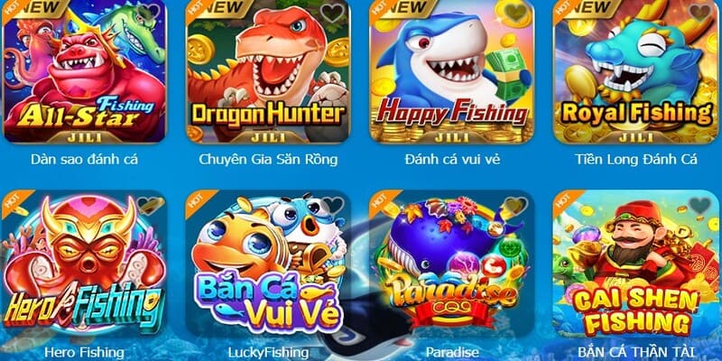 Danh mục game bắn cá giải trí cho các ngư thủ