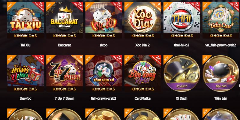 Kho Game bài online  siêu đa dạng và phong phú 2024